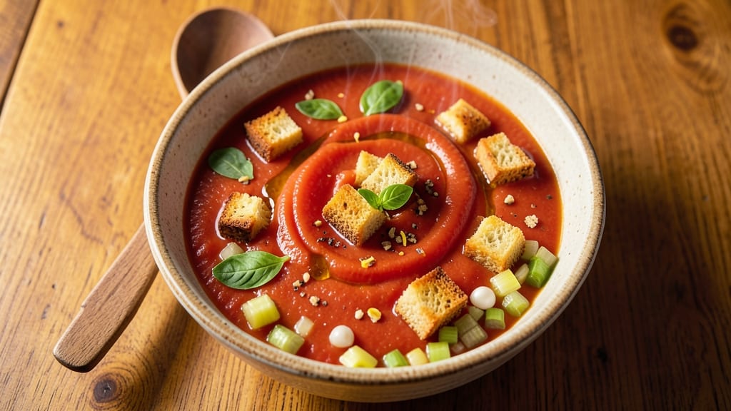 Atlanta Bread Company Tomato Soup Recipe: Smoky Roasted Base With Herby Swirl
