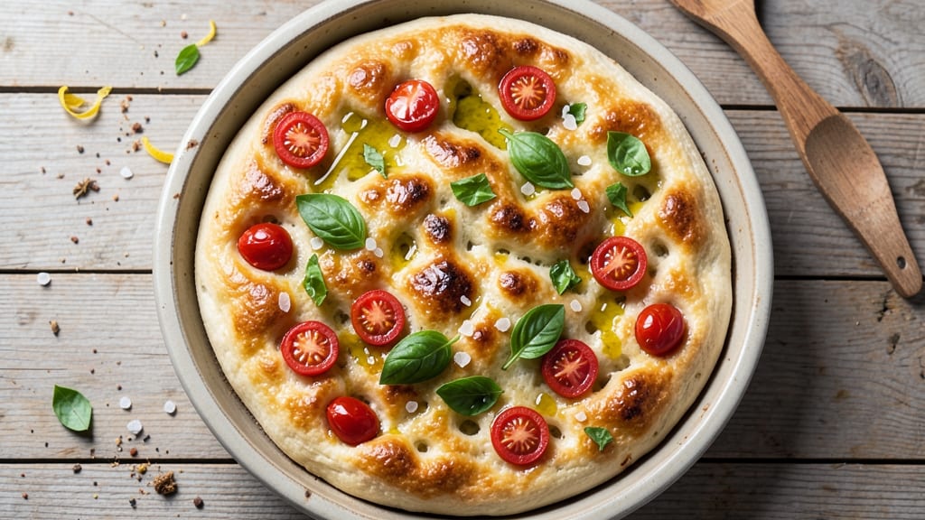 Airy Focaccia Bread Recipe: Olive Oil-Poofed Crust With Herby No-Knead Magic