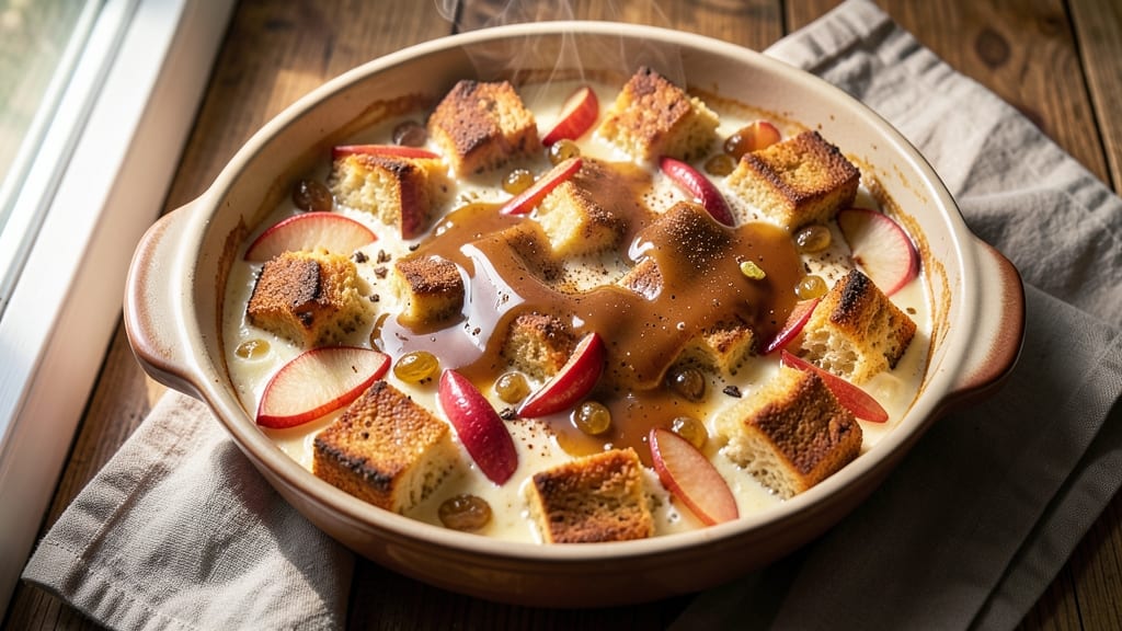 Apple Bread Pudding Recipe With Condensed Milk: Ultra-Creamy Layers and Warm Spice Harmony