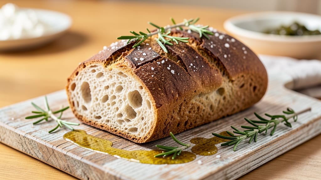 Archipelago Bread Recipe: Mediterranean Olive and Herb Loaf With Crusty Crown