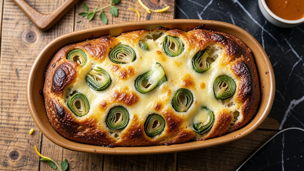 Artichoke Cheese Bread Recipe: Golden Crust Stuffed With Melty Cheese and Herbs