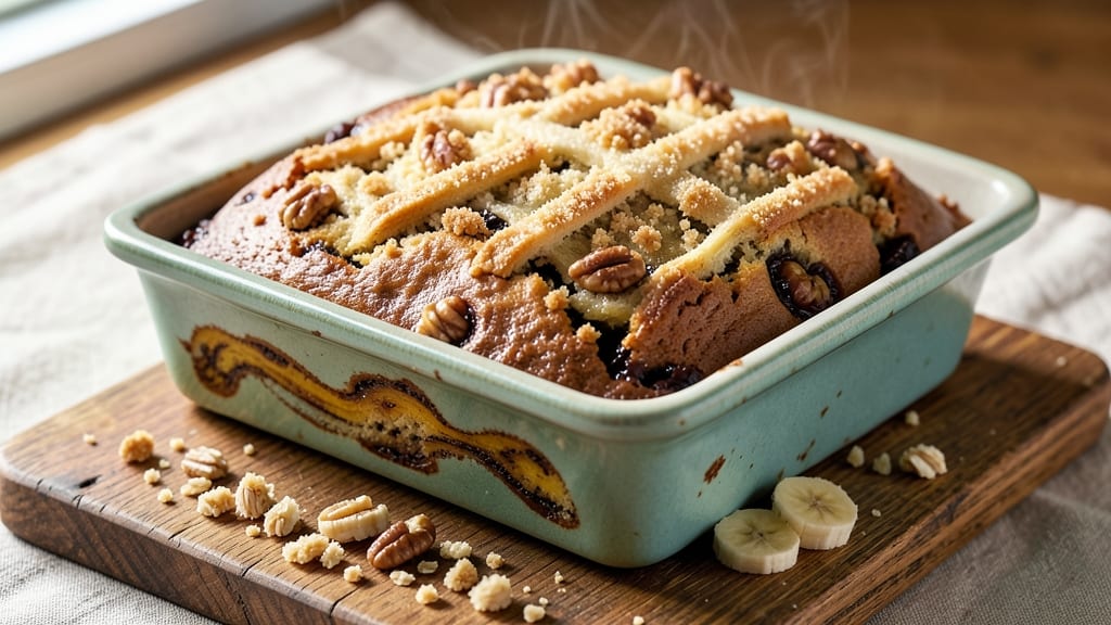 Allie Chernick's Banana Bread Recipe: Moist Crumb With Walnut Streusel Topping