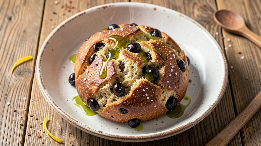 Artisan Olive Bread Recipe: Crusty Crunch and Briny Swirls in One Bake