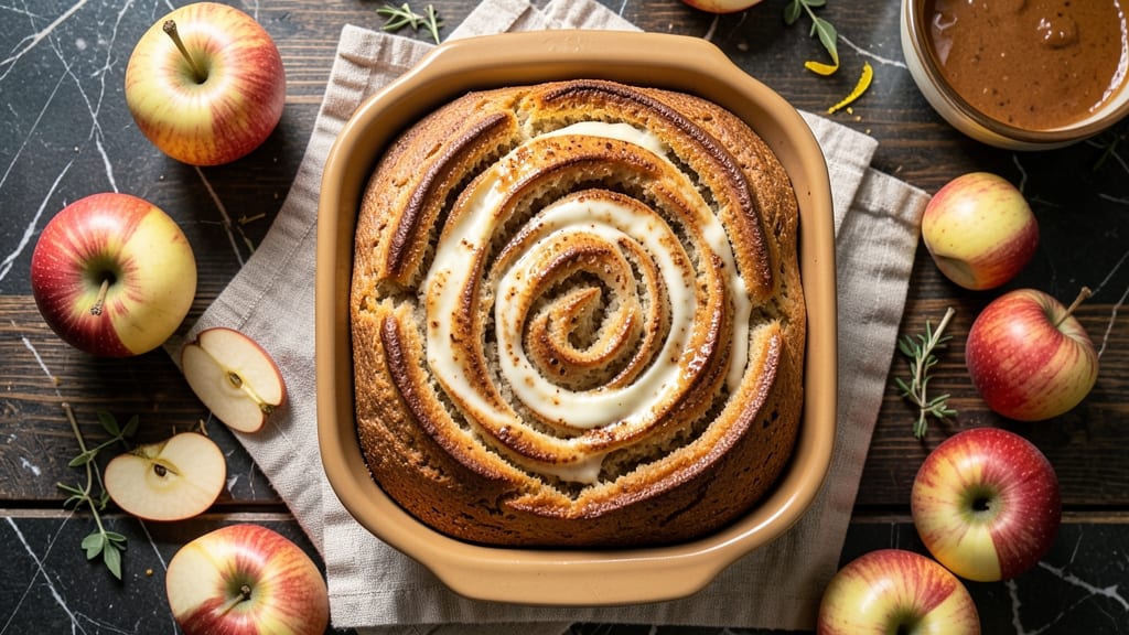 Apple Bread With Yogurt Recipe: Apple-Yogurt Swirl Magic in One Bake