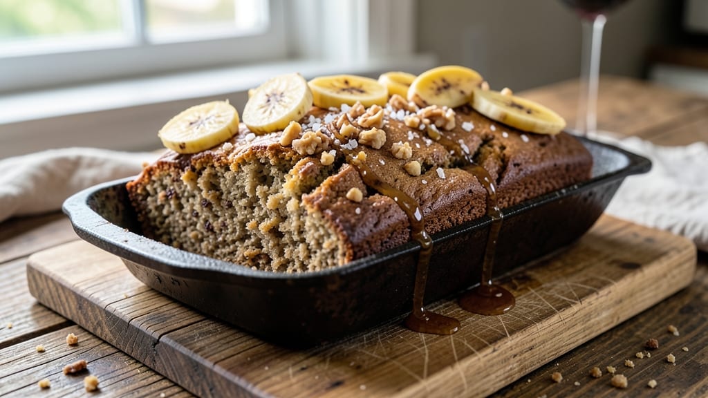 Afterschool Banana Bread Recipe: Warm Spice Swirls and Crusty Crown Magic