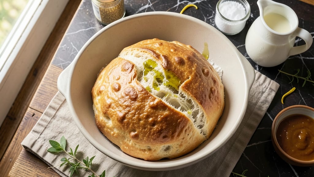 60 Minute Bread Recipe: Hands-Off Rise to Golden Crust