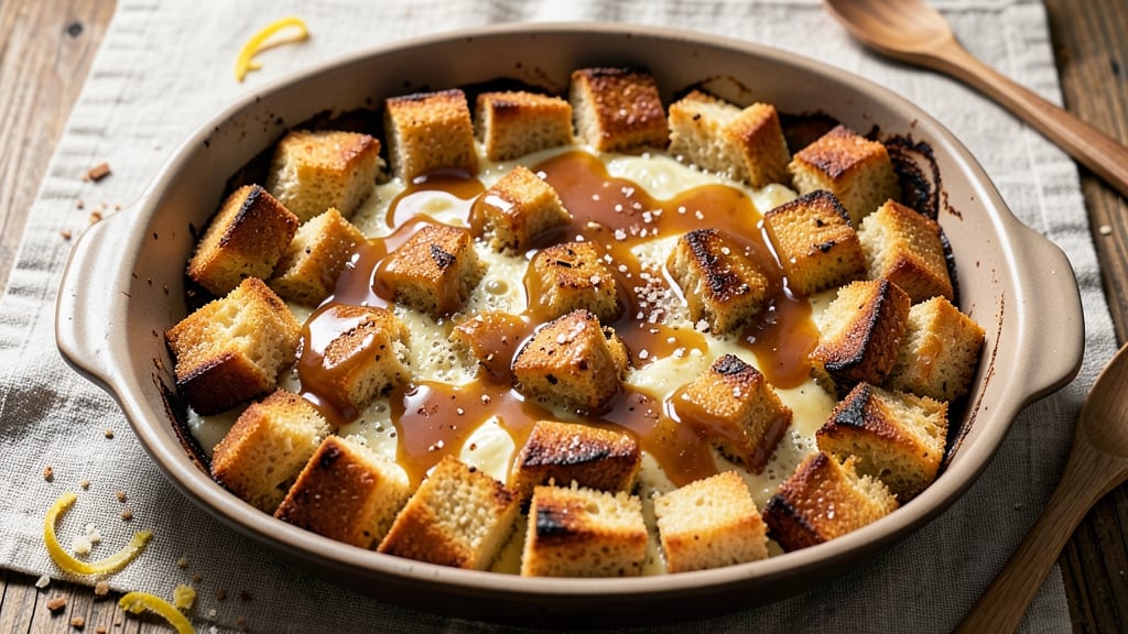 Artisan Bread Pudding Recipe: Vanilla-Cinnamon Swirls With Caramelized Top