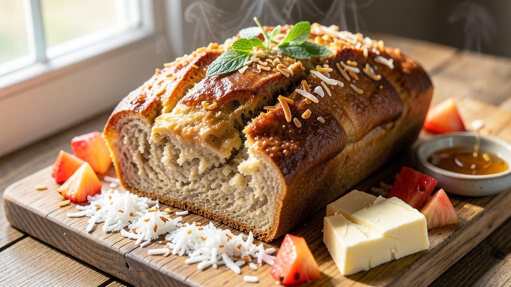 Aloha Bread Recipe: Tropical Sweetness With Coconut Vanilla Swirls