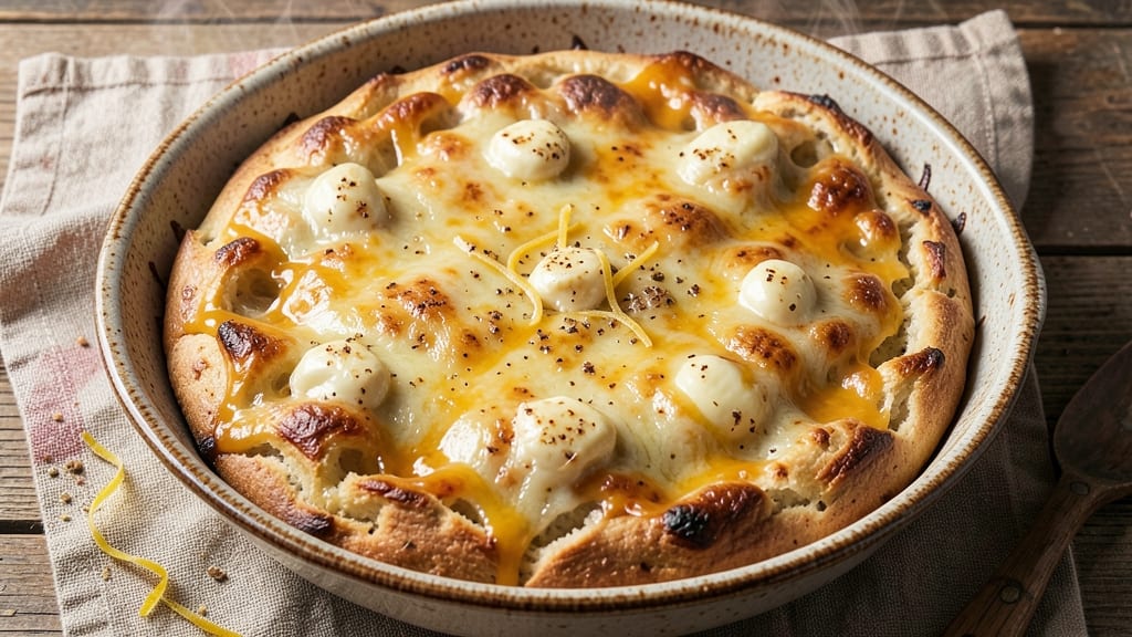 85 Degrees Garlic Cheese Bread Recipe: Pizza Oven Crisp With Gooey Pull-Apart Magic