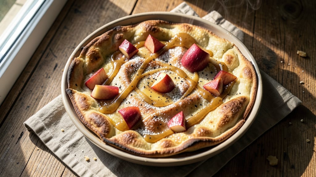 Apple Flatbread Recipe: Warm Spiced Apple Filling Between Crispy Layers