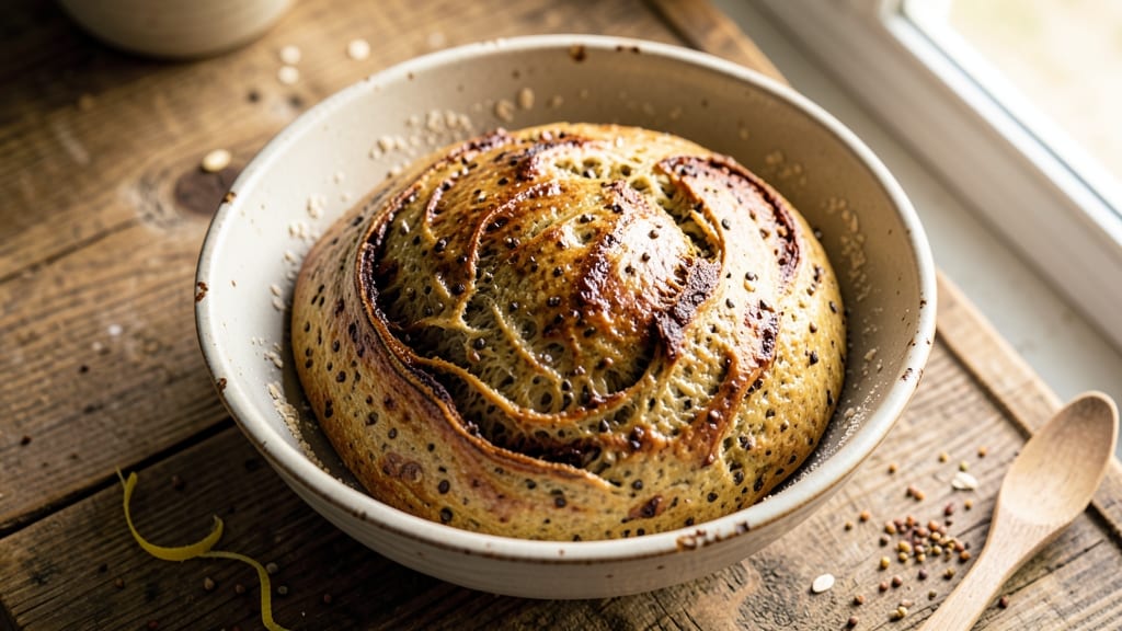 50-Grain Rye Sourdough Bread Recipe: Tangy Depth and Crusty Open Crumb