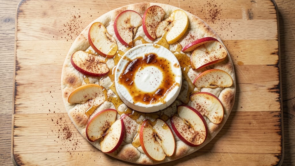 Apple Brie Flatbread Recipe: Warm Spiced Apple and Melty Brie in One Bake