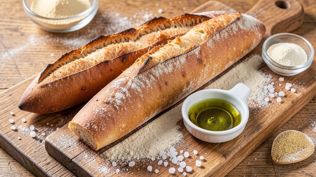 Artisan Baguette Bread Recipe: Crusty Crunch and Airy Crumb in One Bake
