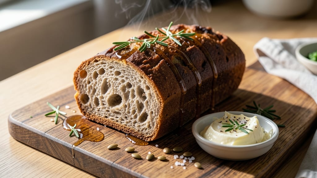 Add Bread Recipe: Dutch Oven Crust With Rustic Heart and Honeyed Swirls