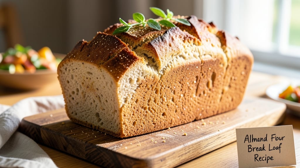 Almond Flour Bread Loaf Recipe: Crusty Exterior, Light Crumb Without Gluten
