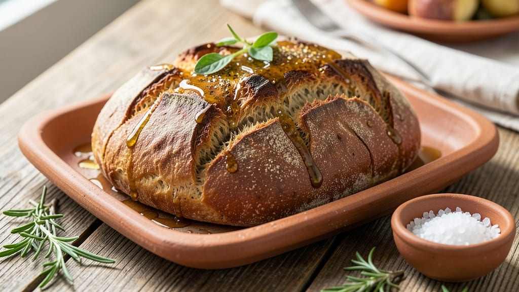 Ancient Greek Barley Bread Recipe: Crusty Crumb With Olive Oil Richness