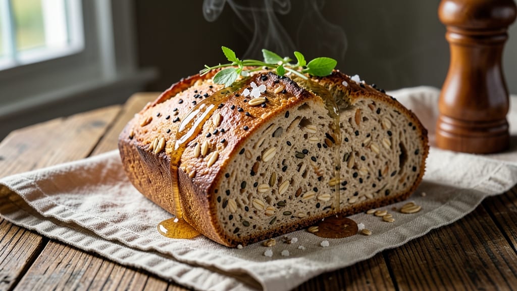 9 Grain Honey Oat Bread Recipe: Golden Crust With Nutty Sweetness