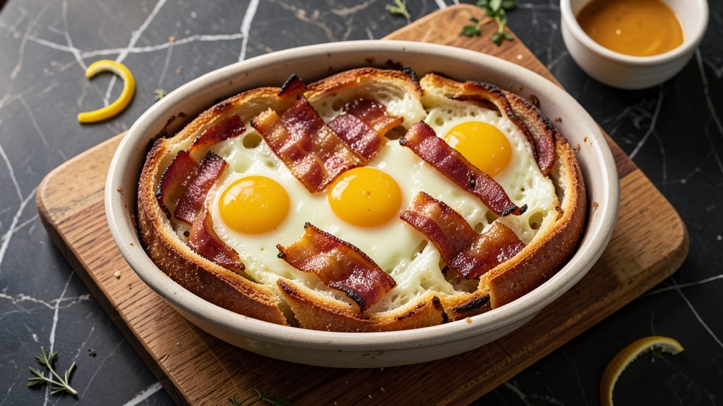 Amish Bacon, Egg, and Cheese Bread Recipe: Flaky Layers With Breakfast Filling Inside