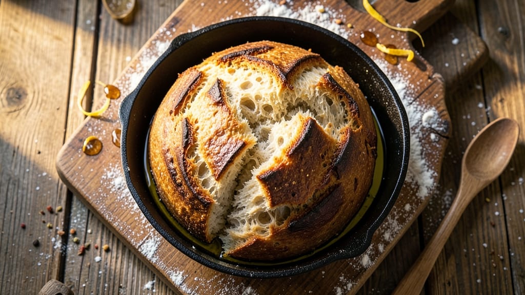 7-Quart Dutch Oven Bread Recipe: Hands-Off Rise to Crusty, Open-Crumbed Loaf