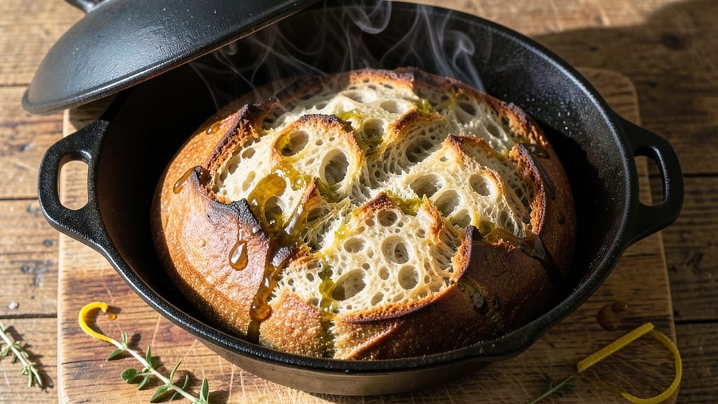 Artisan Sourdough Bread Recipe Dutch Oven: Golden Crust and Tangy Crumb in One Bake