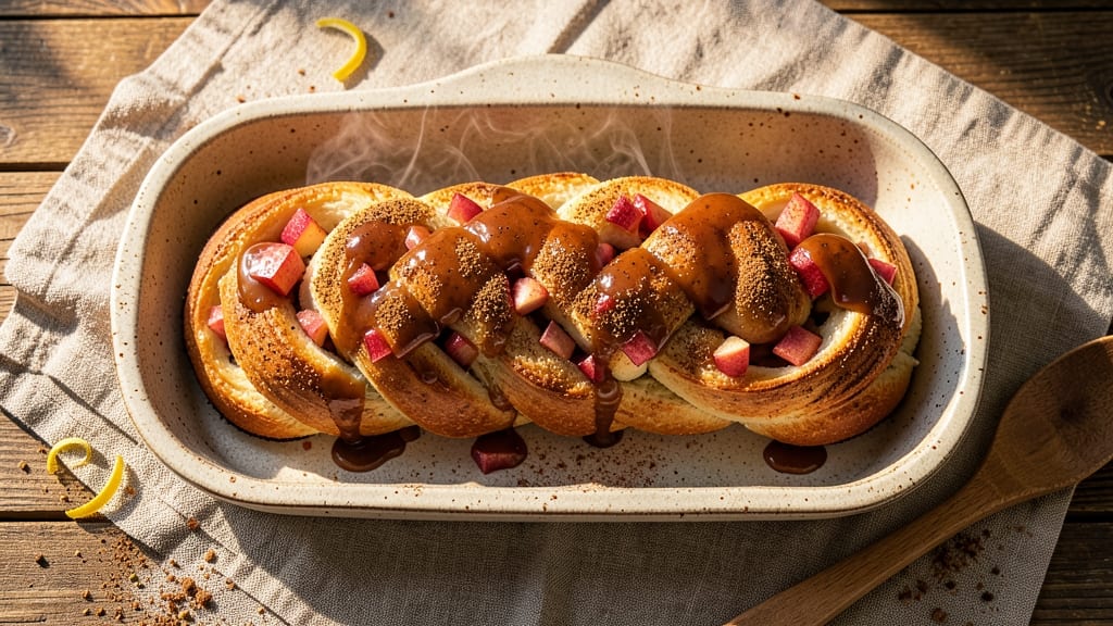 Apple Braid Bread Recipe: Apple-Cider Spiced Swirls and Crusty Crown