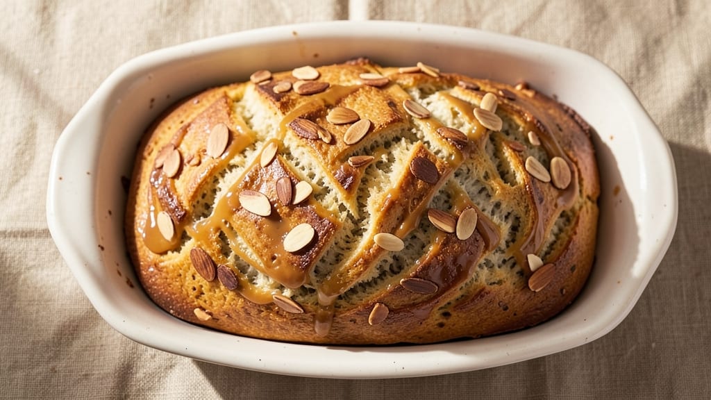 Almond Flour Nut Bread Recipe: Crusty Crown With Nutty Swirls in One Bake