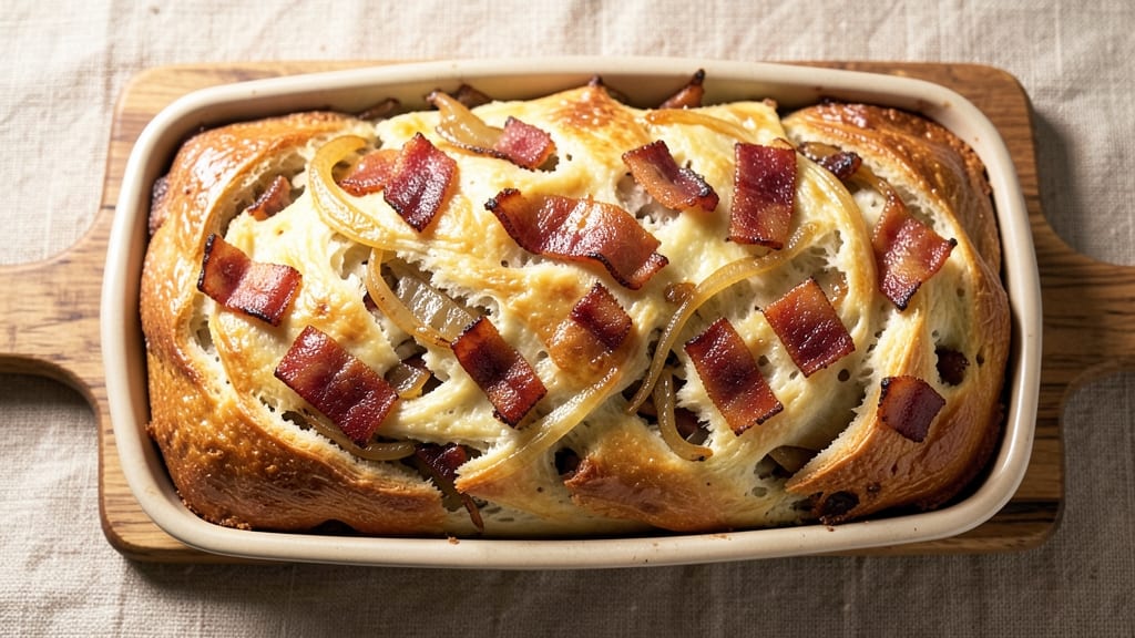 Bacon and Onion Bread Recipe: Smoky-Sweet Swirls in One Bake