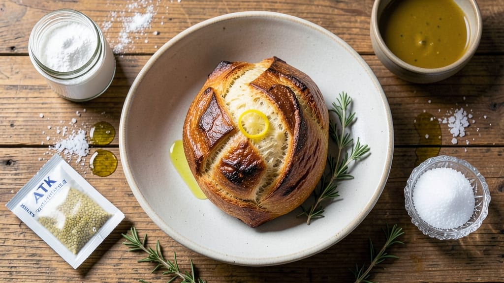 Atk Bread Recipe: Dutch Oven Crust With Rustic Heart and No-Knead Ease