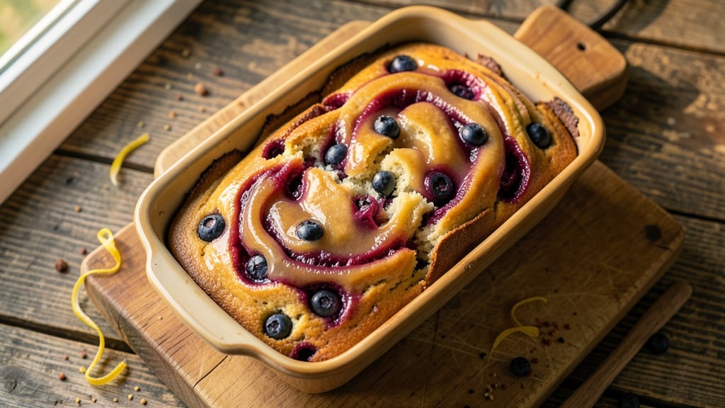 Applesauce Blueberry Bread Recipe: Spiced Swirls and Juicy Berries in One Bake