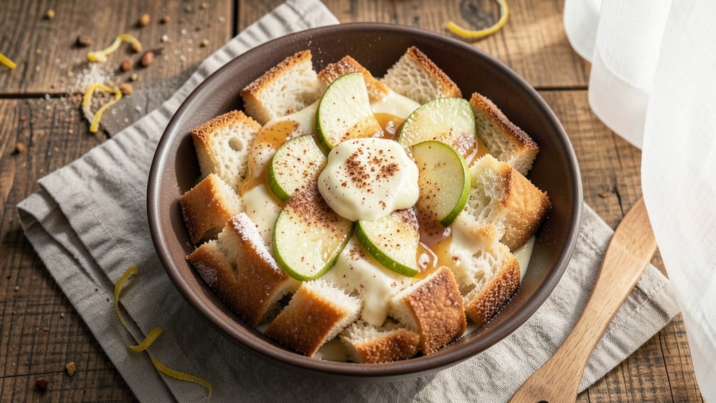 Apple Bread and Butter Pudding Recipe: Warm Spice Swirls and Buttery Crust Magic