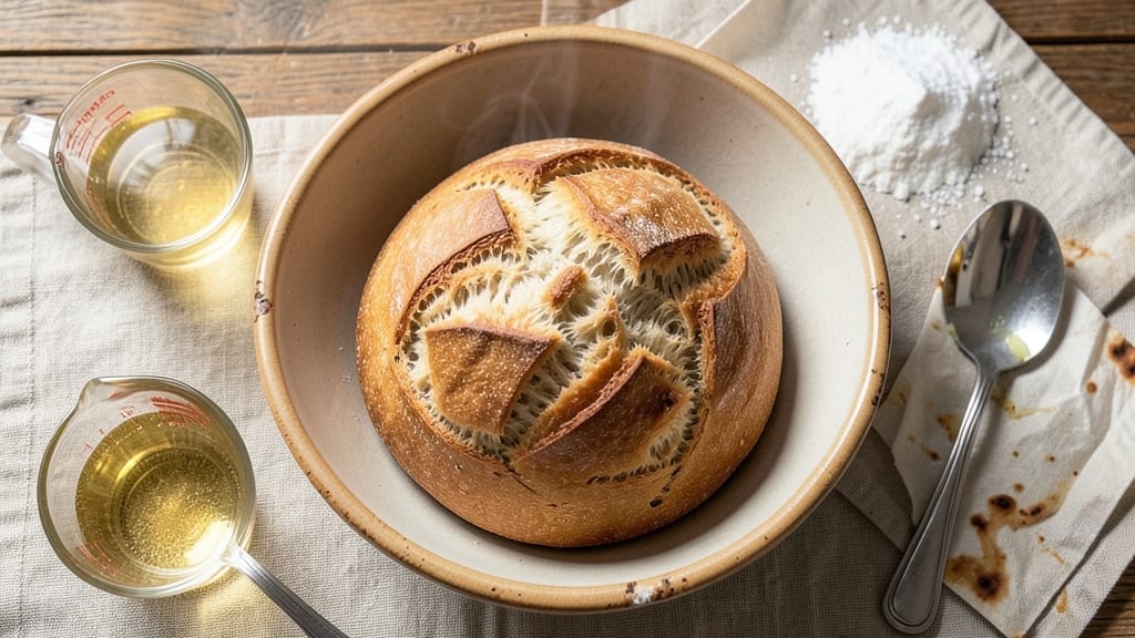 Airy Homemade Bread Recipe: Light-as-A-Feather Loaf Without Kneading