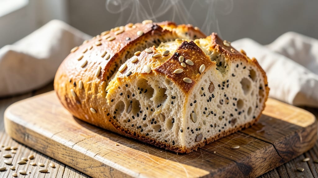 7 Seed Bread Recipe: Nutty Crunch and Rustic Texture in One Bake
