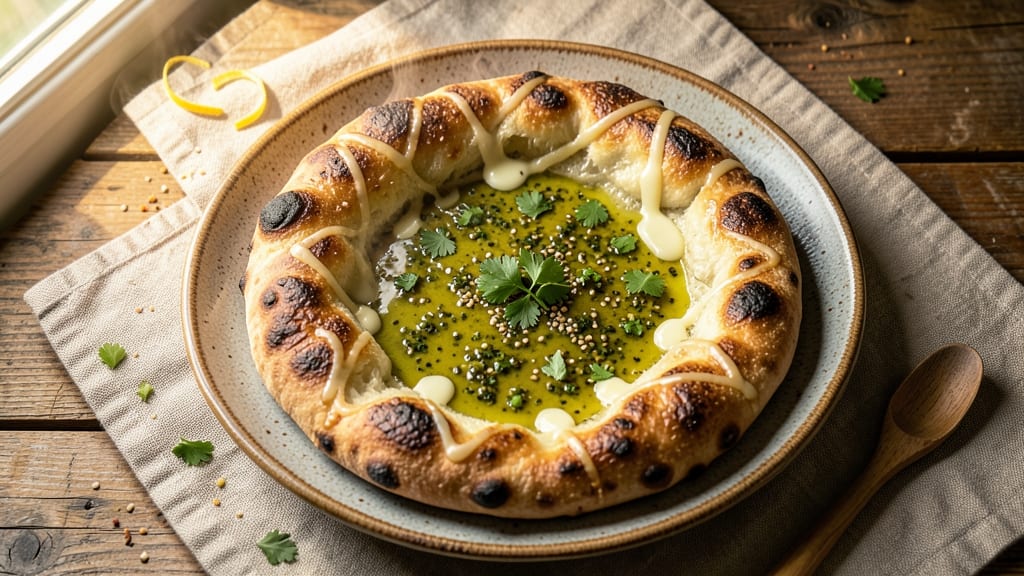 Authentic Turkish Pide Bread Recipe: Flaky Layers Stuffed With Savory Cheese